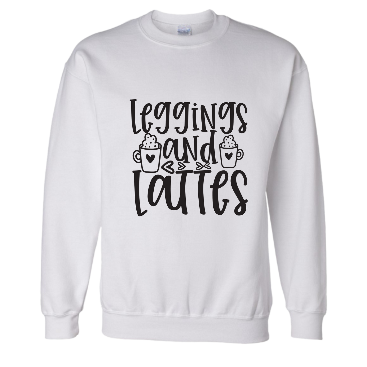 Crewneck - Leggings and Lattes