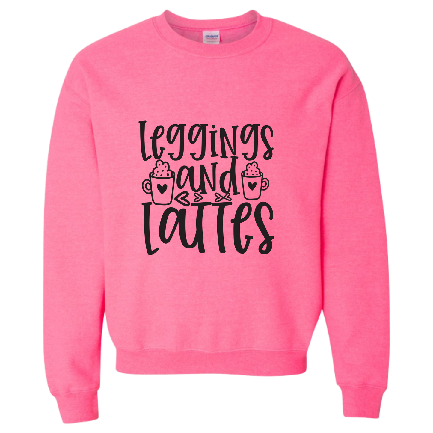 Crewneck - Leggings and Lattes