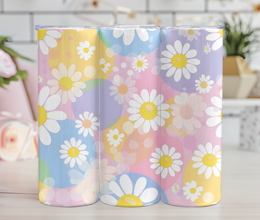 Thermos - Fleurs rétro - Pastel