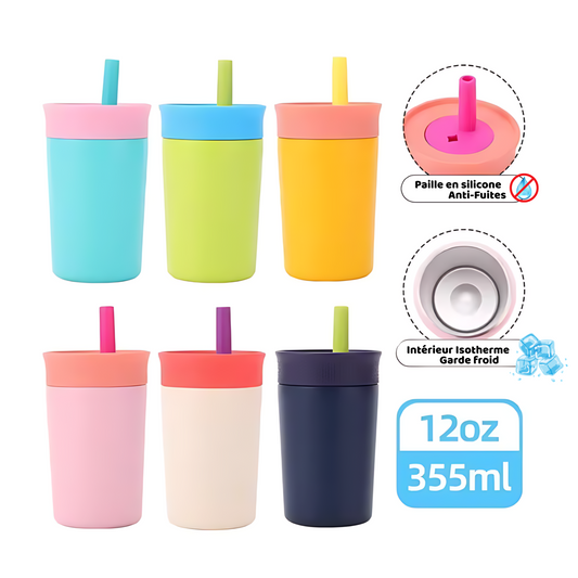 Gobelet 12 oz - Anti-Fuites - Isotherme