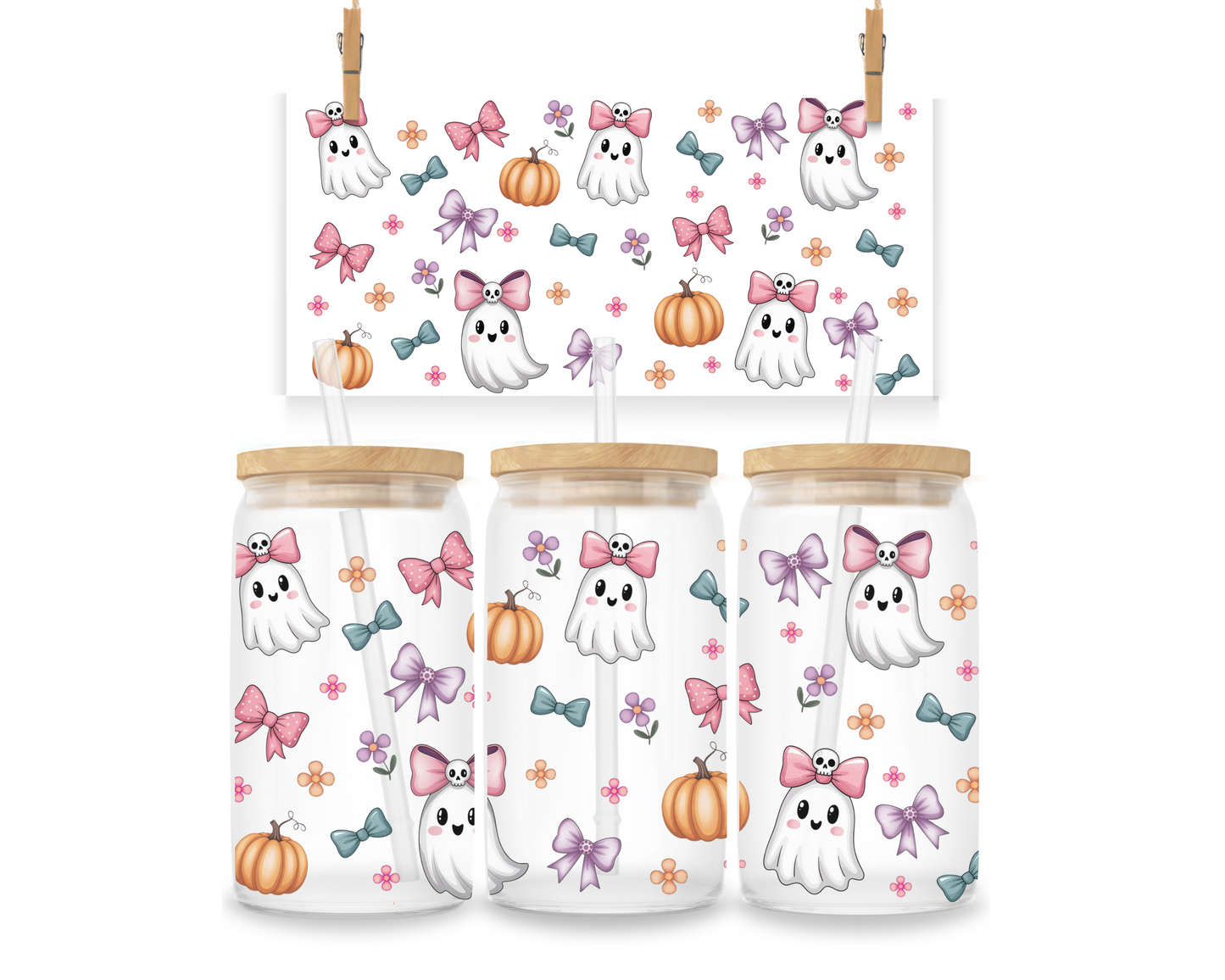 Gobelet - Halloween - Fantômes coquettes