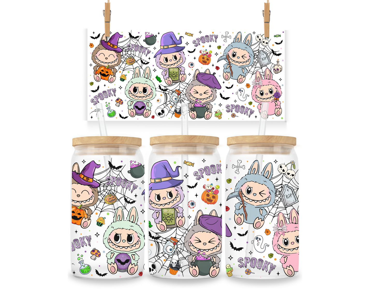 Gobelet - Halloween - Labubu 2