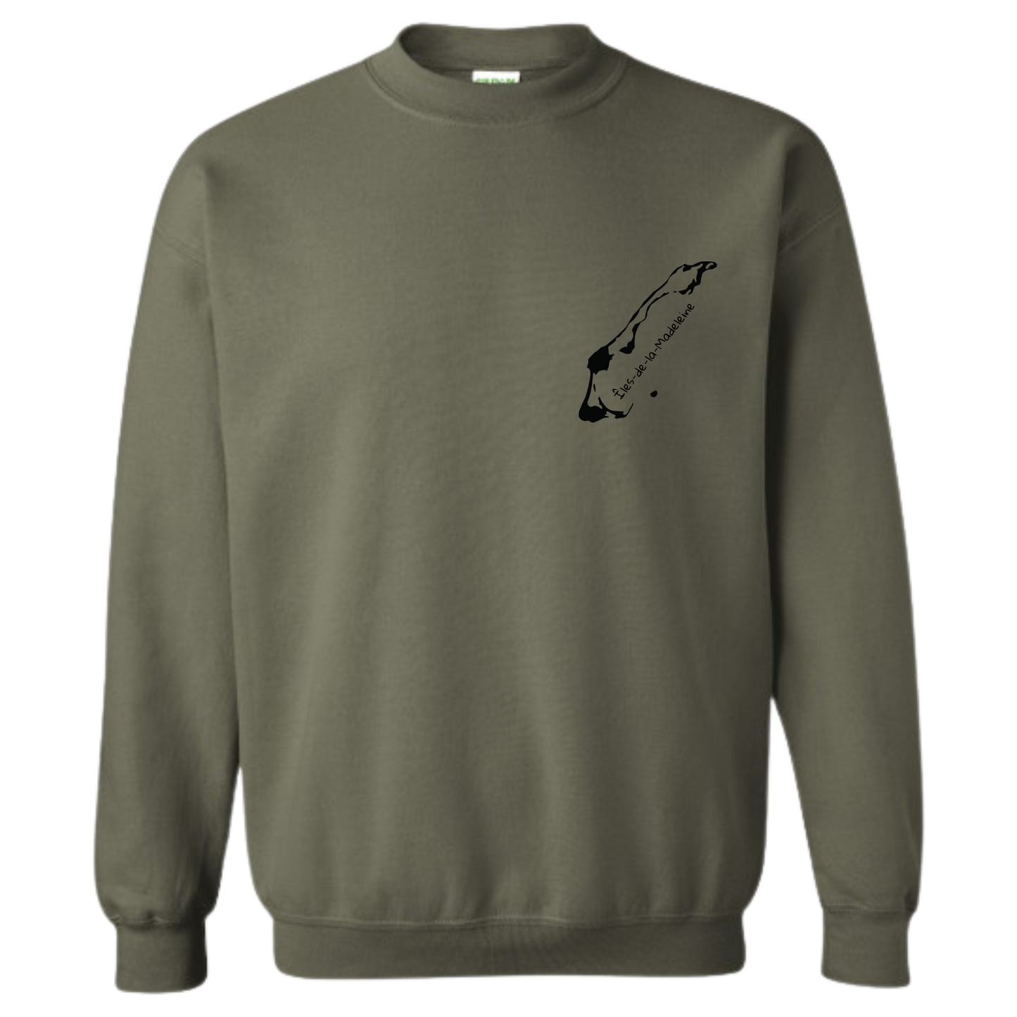 Crewneck - Îles-de-la-Madeleine - Petit logo